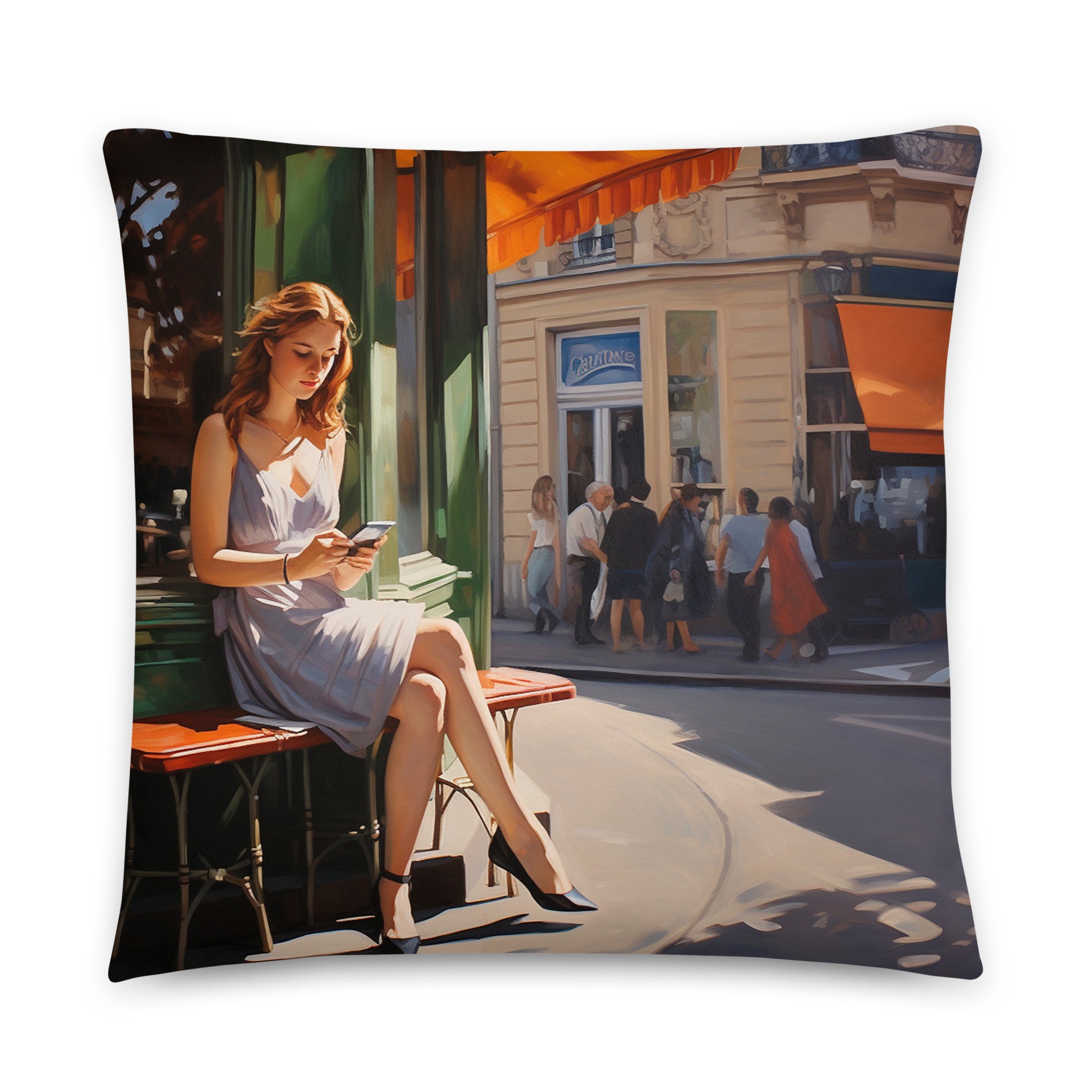 Throw Pillow - Paris Café | Drese Art