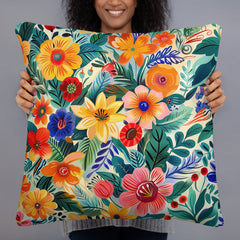 Coussin - Fleurs d'Ibérie | Drese Art