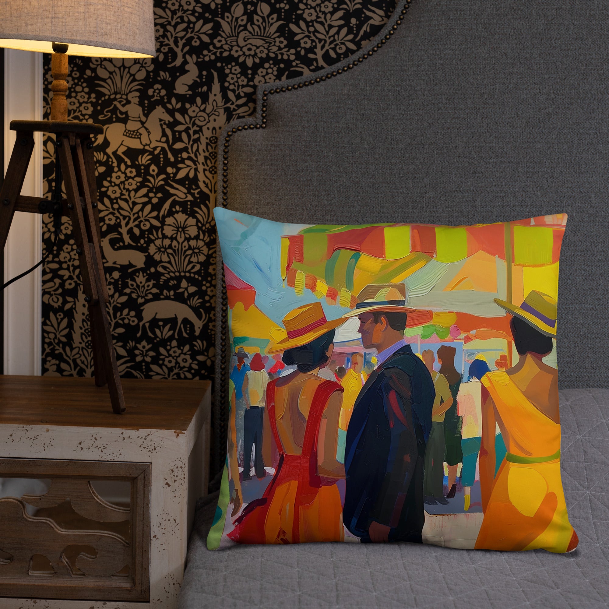 Throw Pillow - Colors of Seville | Drese Art