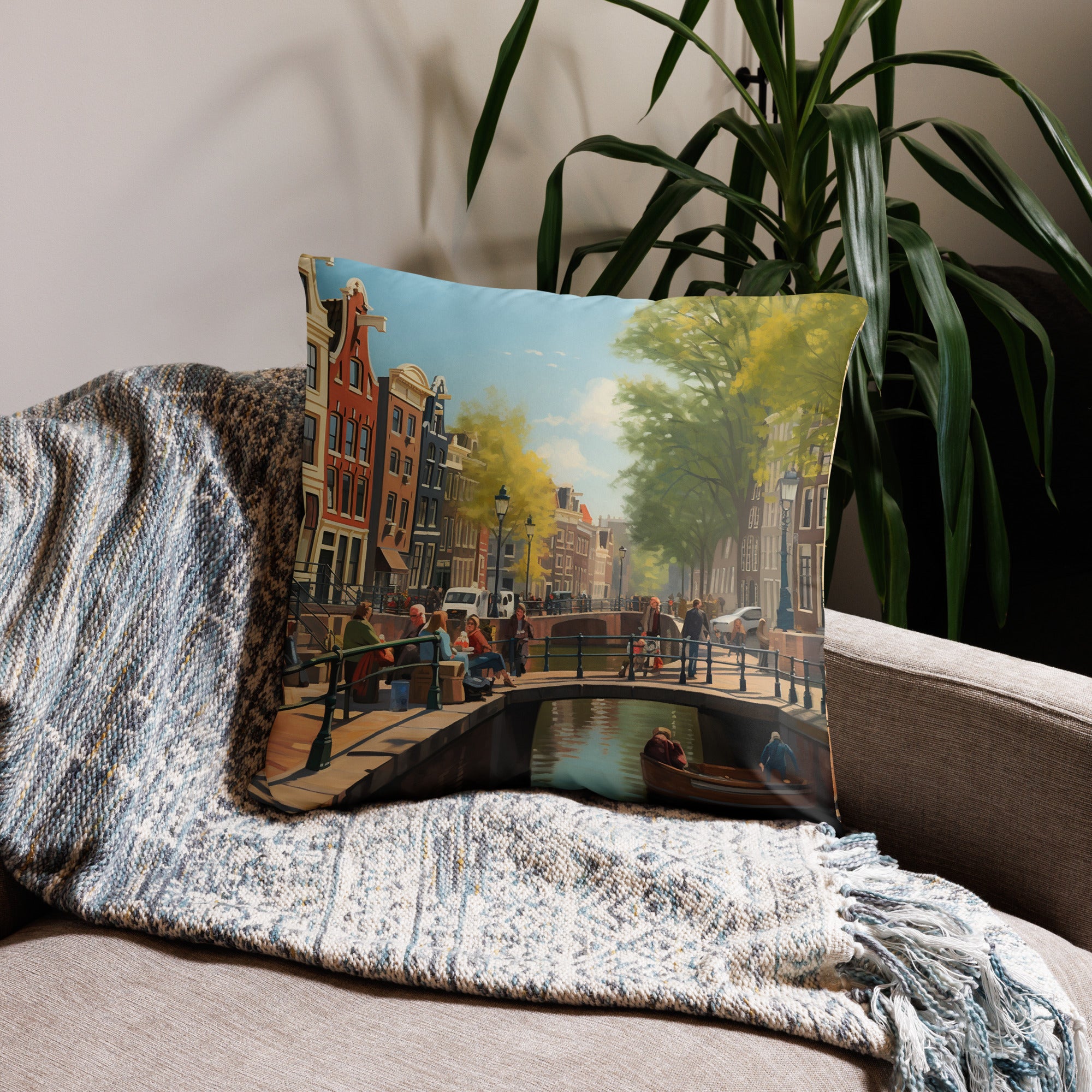 Sierkussen - Amsterdamse gracht | Drese Art