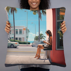 Throw Pillow - Miami Moment | Drese Art
