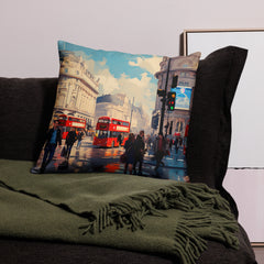 Coussin - Scène de Londres | Drese Art