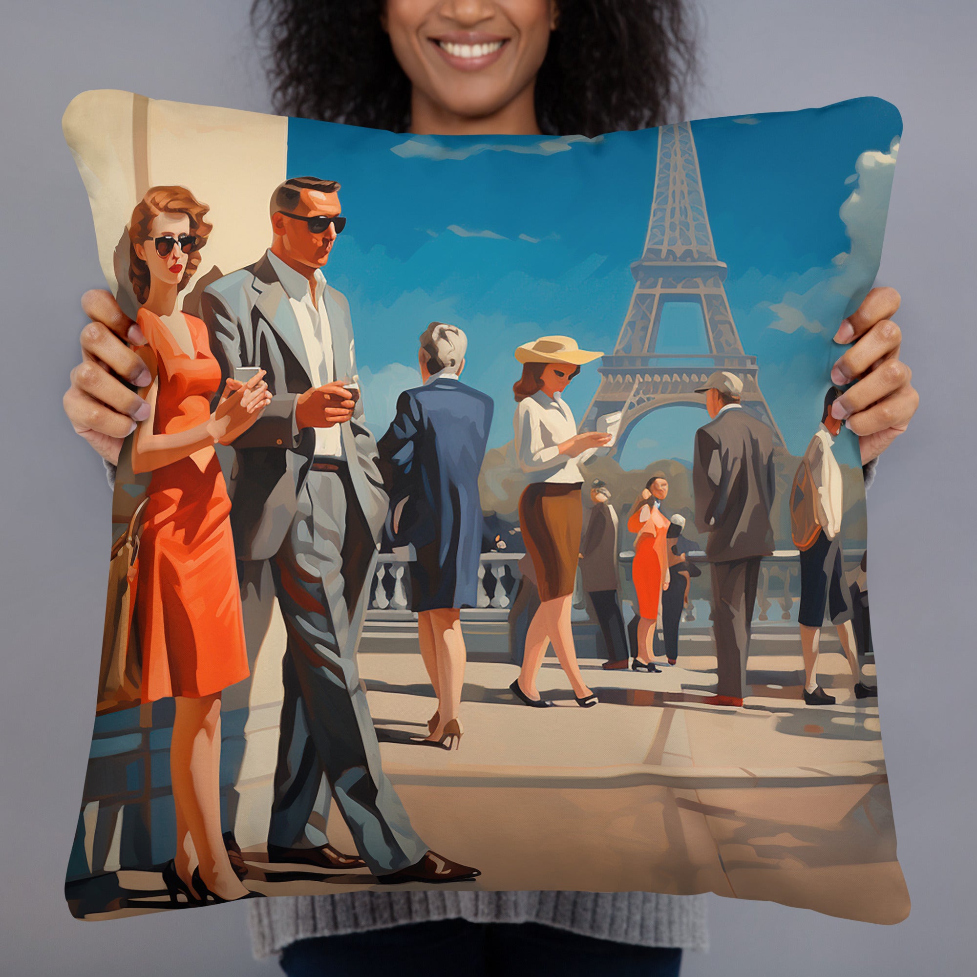 Coussin - Tour Eiffel | Drese Art