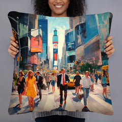 Throw Pillow - New York Pulse | Drese Art