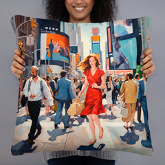 Throw Pillow - New York Frenzy | Drese Art