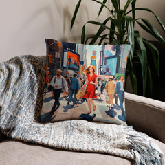 Throw Pillow - New York Frenzy | Drese Art