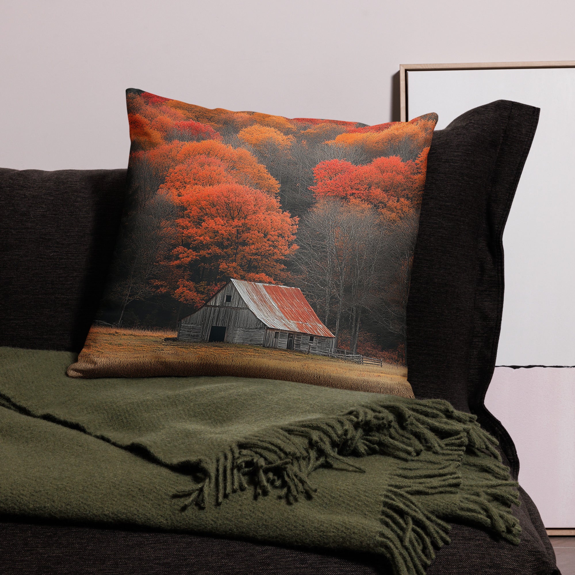 Throw Pillow - Autumn Refuge | Drese Art