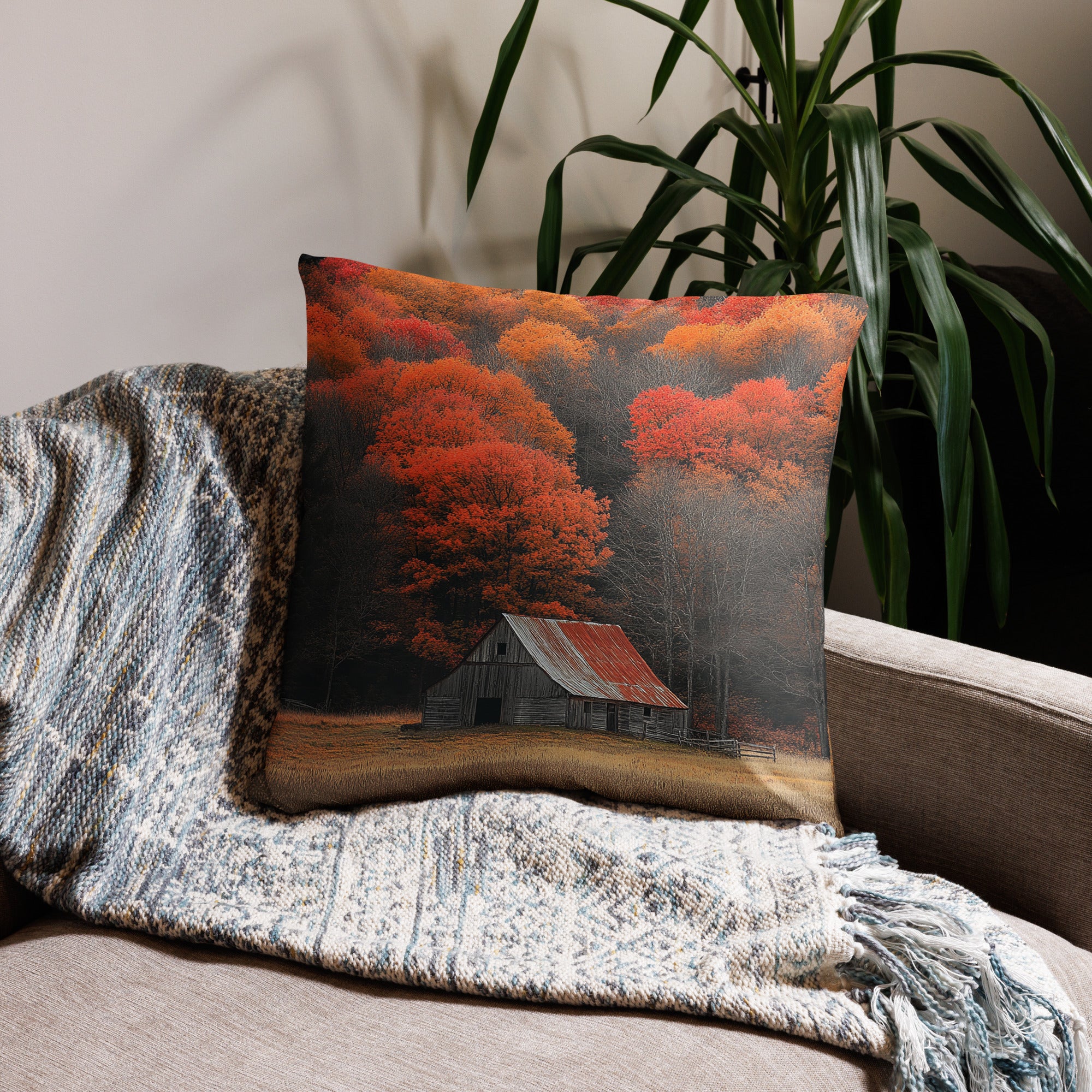 Throw Pillow - Autumn Refuge | Drese Art