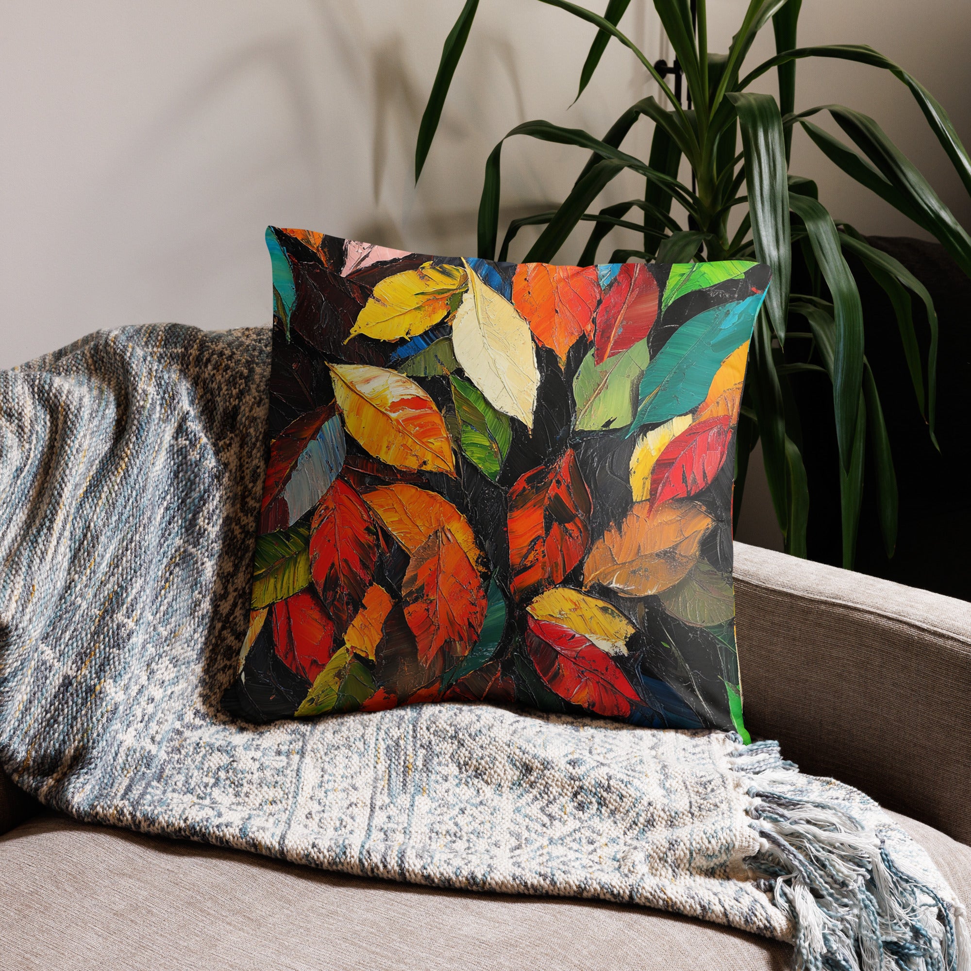 Throw Pillow - Vibrant Whirl | Drese Art