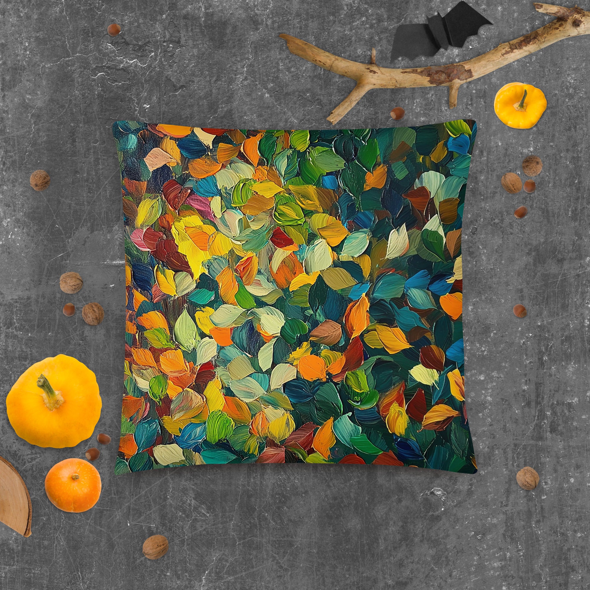 Throw Pillow - Flurry of Color | Drese Art