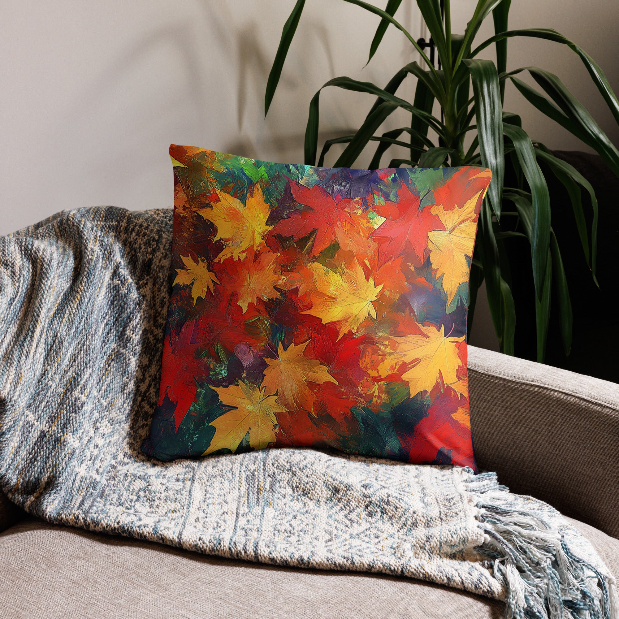 Throw Pillow - Autumn Dance | Drese Art