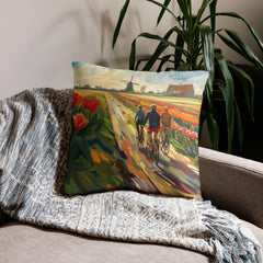 Coussin - Champs de tulipes | Drese Art