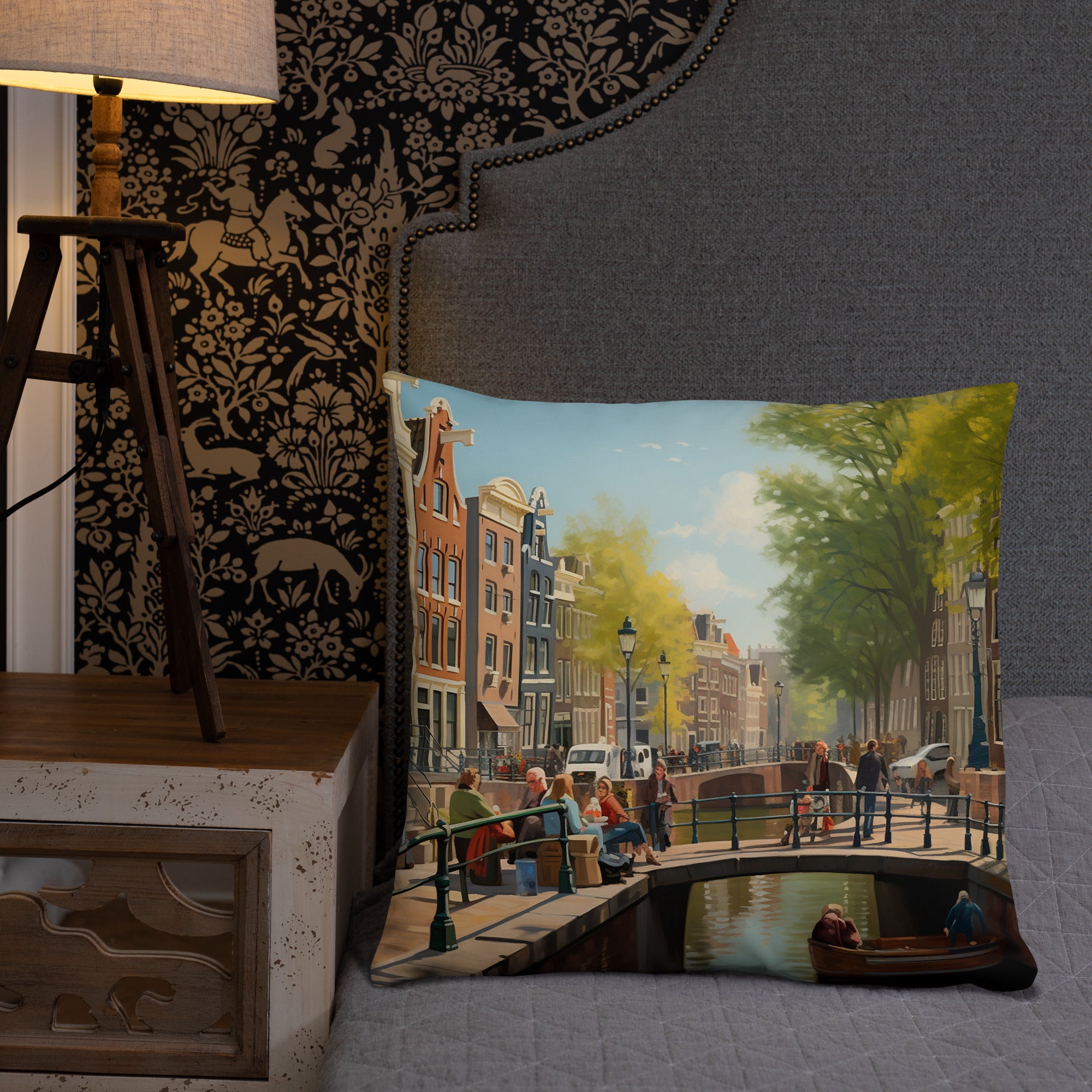 Coussin - Canal d'Amsterdam | Drese Art