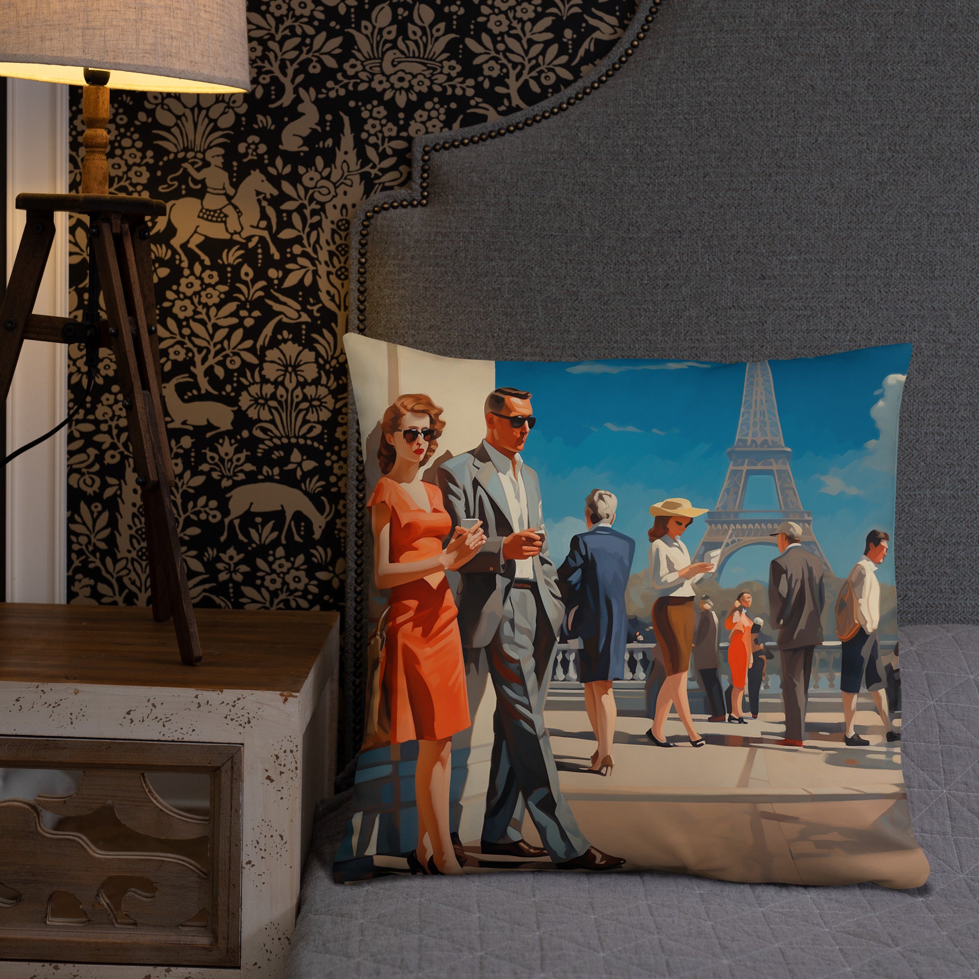 Throw Pillow - Paris Tour Eiffel | Drese Art