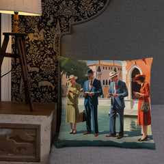 Coussin - Scène de Venise | Drese Art