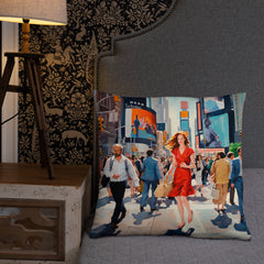 Throw Pillow - New York Frenzy | Drese Art