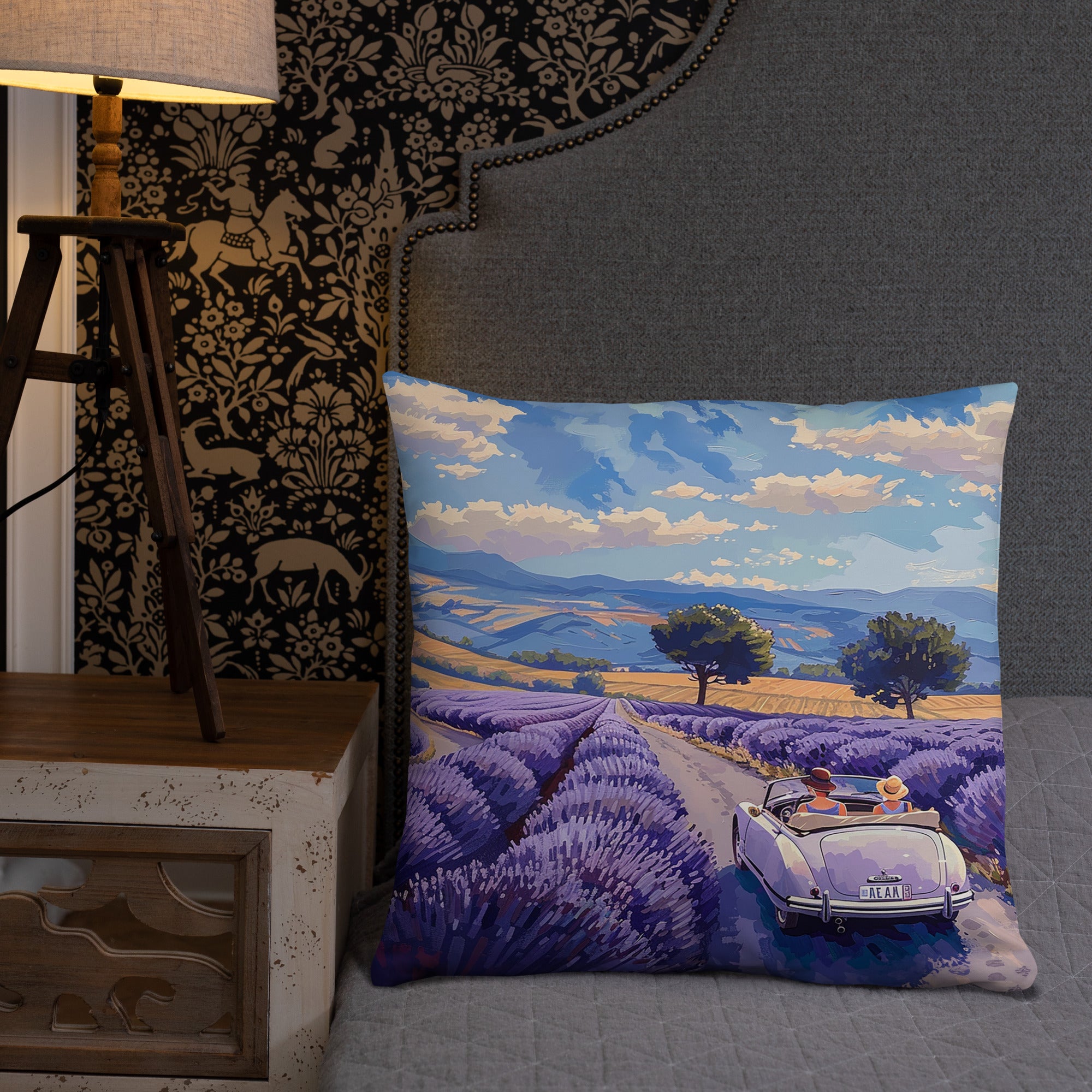 Throw Pillow - Lavender Hills | Drese Art