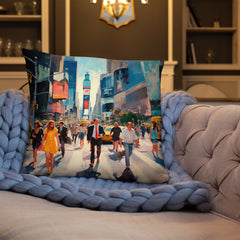 Throw Pillow - New York Pulse | Drese Art