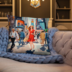 Throw Pillow - New York Frenzy | Drese Art
