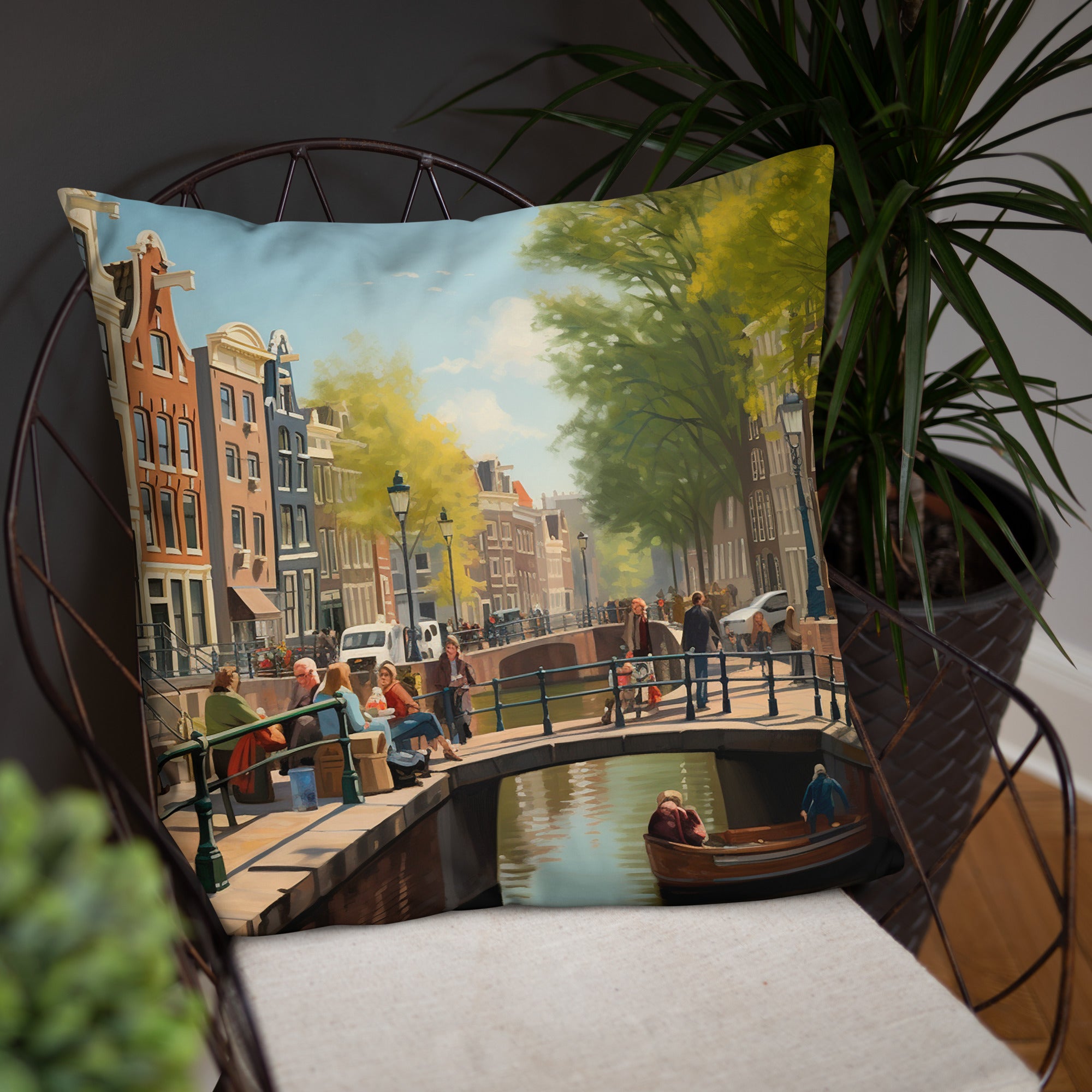 Sierkussen - Amsterdamse gracht | Drese Art