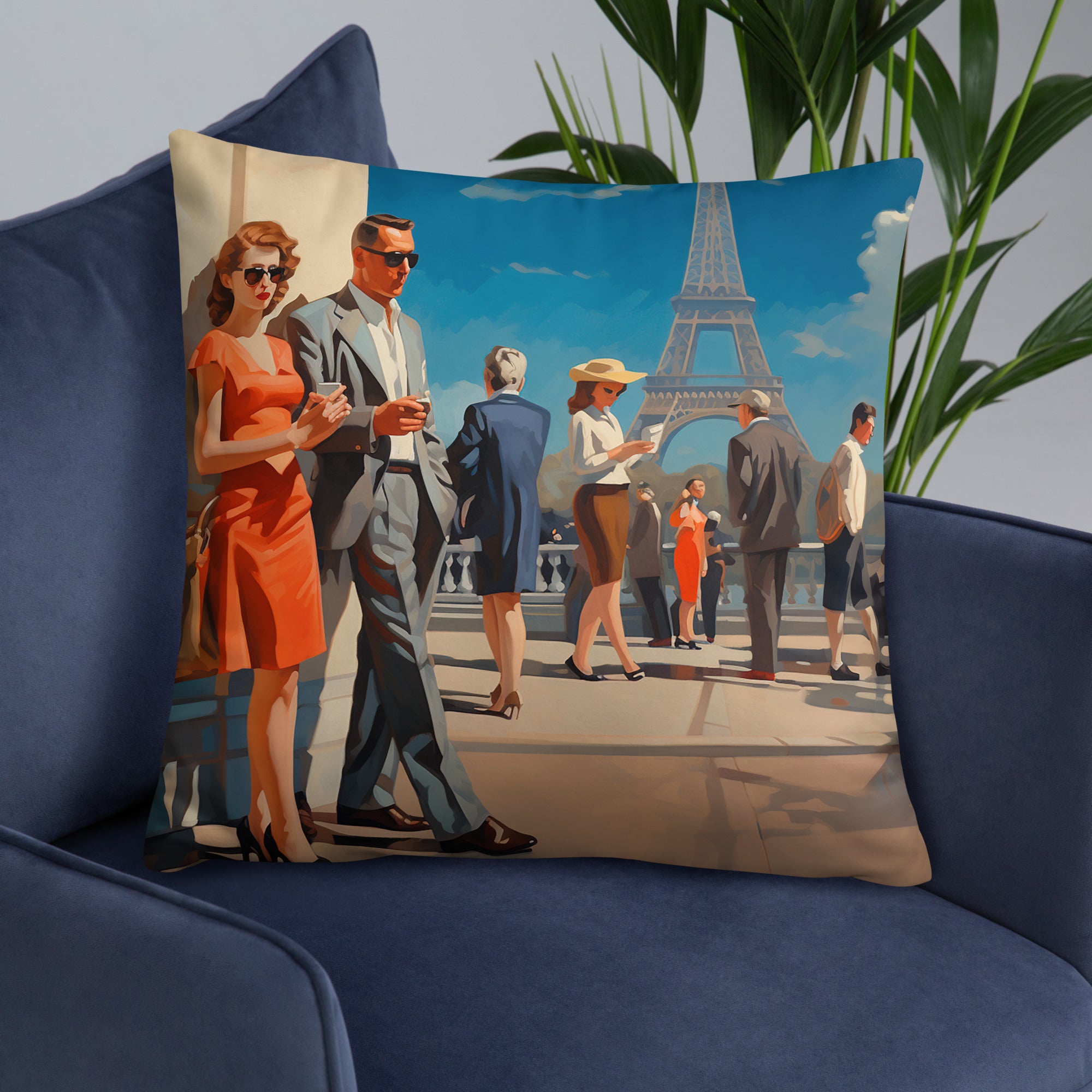 Throw Pillow - Paris Tour Eiffel | Drese Art