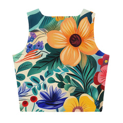 Crop Top Mujer - Blossoms of Iberia | Drese Art