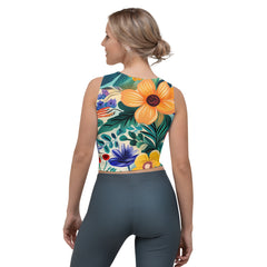 Crop Top Mujer - Blossoms of Iberia | Drese Art