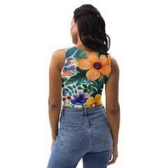 Crop Top Mujer - Blossoms of Iberia | Drese Art
