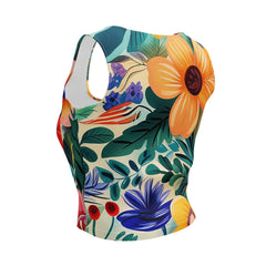 Crop Top Mujer - Blossoms of Iberia | Drese Art