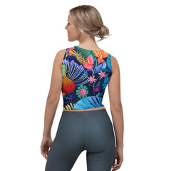 Women's Crop Top - African Blossoms | Drese Art