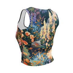 Women's Crop Top - Alpine Meadow | Drese Art