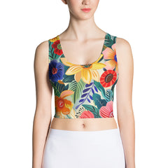 Crop Top Mujer - Blossoms of Iberia | Drese Art