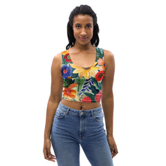 Crop Top Mujer - Blossoms of Iberia | Drese Art