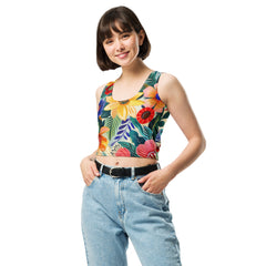 Crop Top Mujer - Blossoms of Iberia | Drese Art