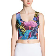 Women's Crop Top - African Blossoms | Drese Art