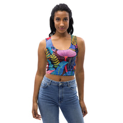 Women's Crop Top - African Blossoms | Drese Art