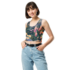 Women's Crop Top - Alpine Meadow | Drese Art