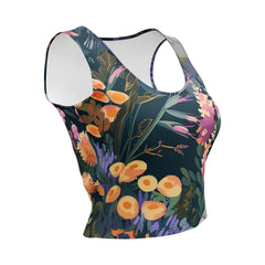 Women's Crop Top - Alpine Meadow | Drese Art