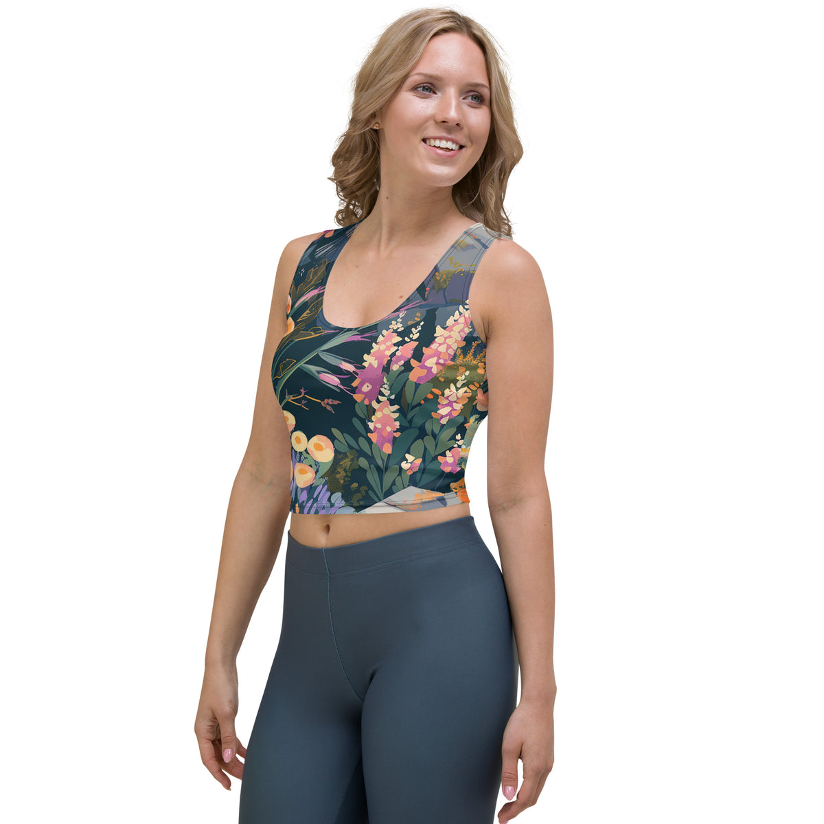 Damen Crop-Top - Alpenwiesen-Symphonie | Drese Art