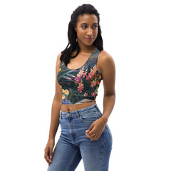 Women's Crop Top - Alpine Meadow | Drese Art