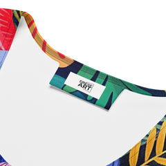 Women's Crop Top - African Blossoms | Drese Art