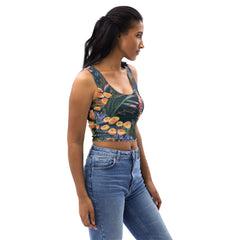 Women's Crop Top - Alpine Meadow | Drese Art