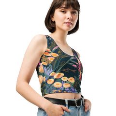 Women's Crop Top - Alpine Meadow | Drese Art
