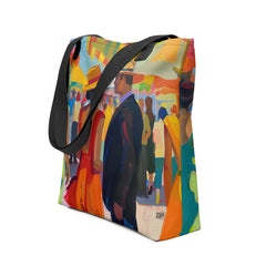 Tote Bag - A Dance of Colors at the Seville Fair | Drese Art