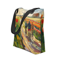 Tote Bag - Through the Tulip Fields | Drese Art