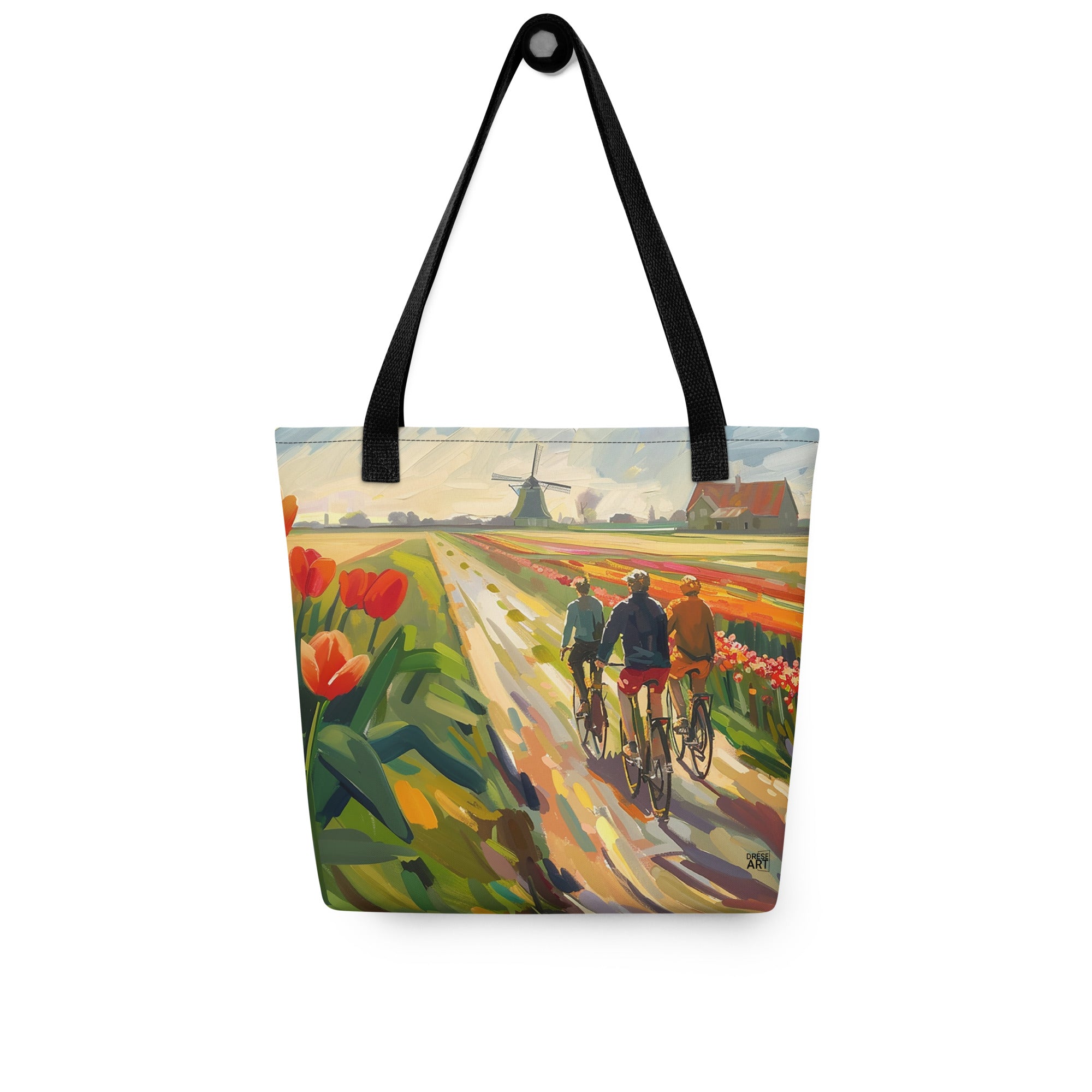 Tote Bag - Through the Tulip Fields | Drese Art