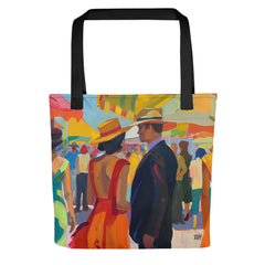 Tote Bag - A Dance of Colors at the Seville Fair | Drese Art