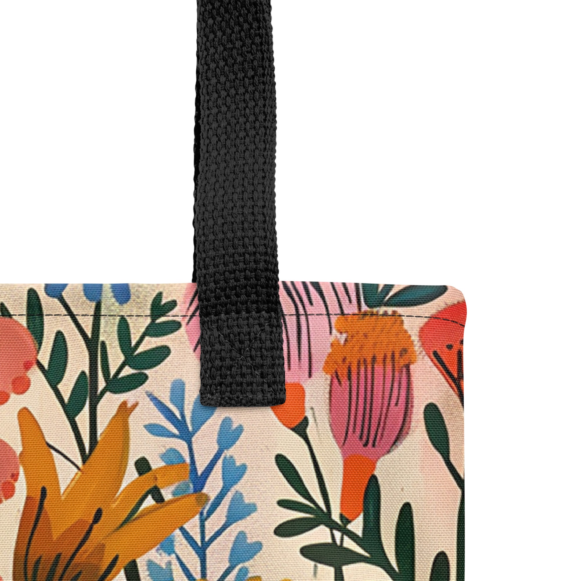 Tote Bag - Nordic Floral Delight | Drese Art