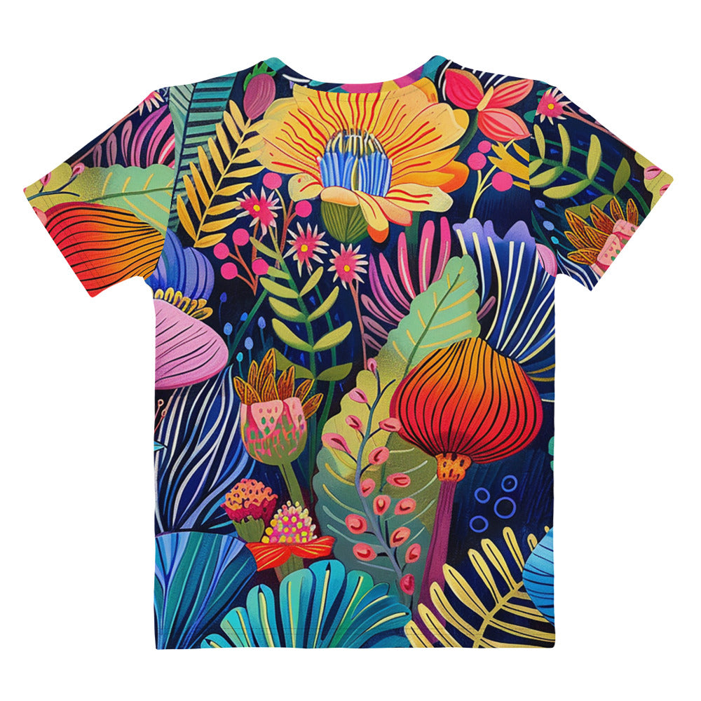 Camiseta Mujer - Vibrant Blossoms of Africa | Drese Art