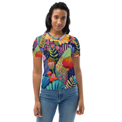 Women's T-shirt - African Blossoms | Drese Art